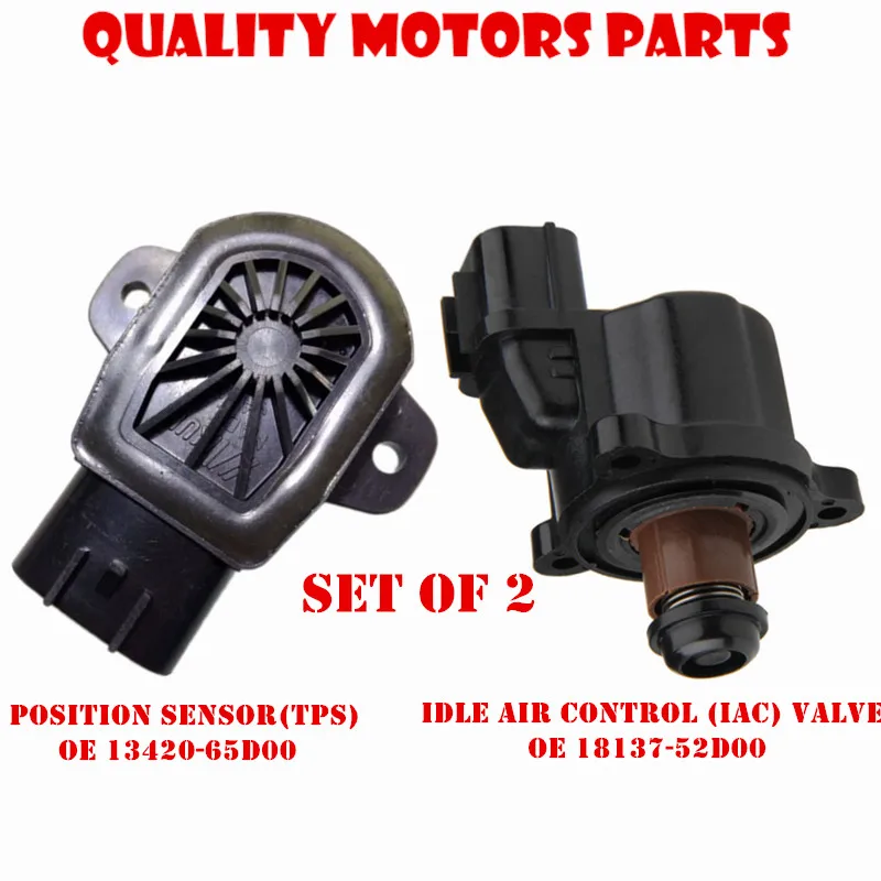 

Idle Air Control Valve & Throttle Position Sensor Fits for Isuzu Grand Vitara XL-7 OEM IAC 18137-52D00 TPS 13420-65D00