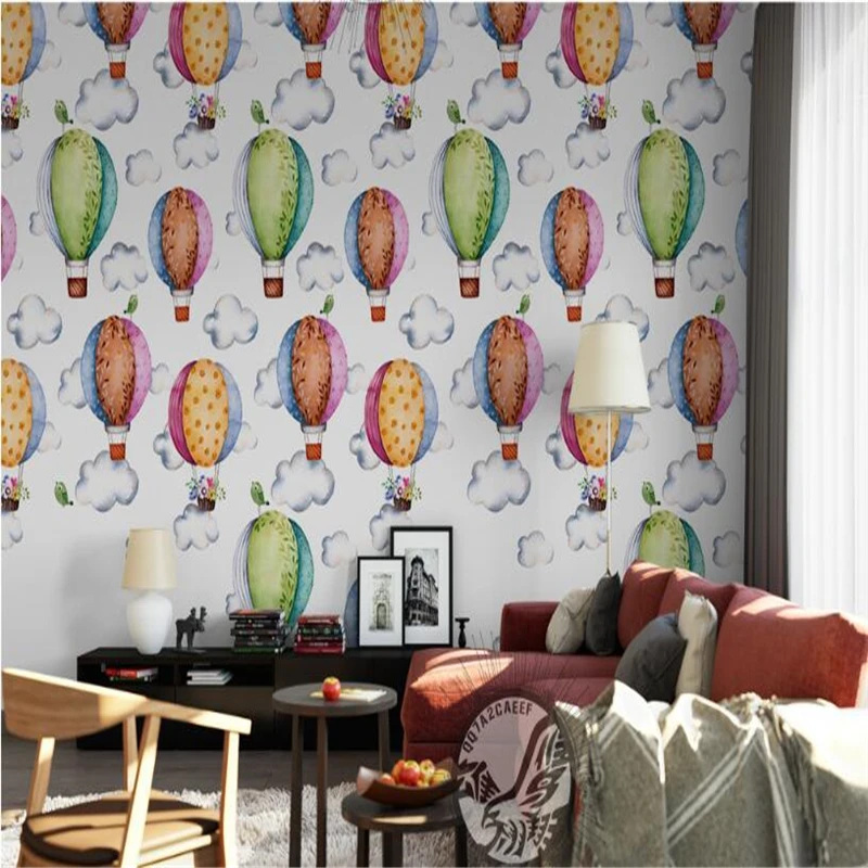 Cartoon balloon room Custom 3D wall mural wallpaper for living room Modern fashion beautiful new photo murals wall paper behang