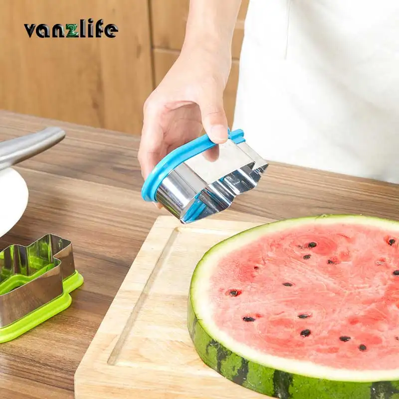 

vanzlife Creative simple watermelon cut artifact popsicles modeling mold watermelon slices model fashion pattern type