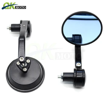 

Universal 7/8" 22MM Motorcycles Hand Bar Ends Mirror Rearview Mirrors For yamaha tmax530 kawasaki Z750R Z1000 KTM 990 super duke
