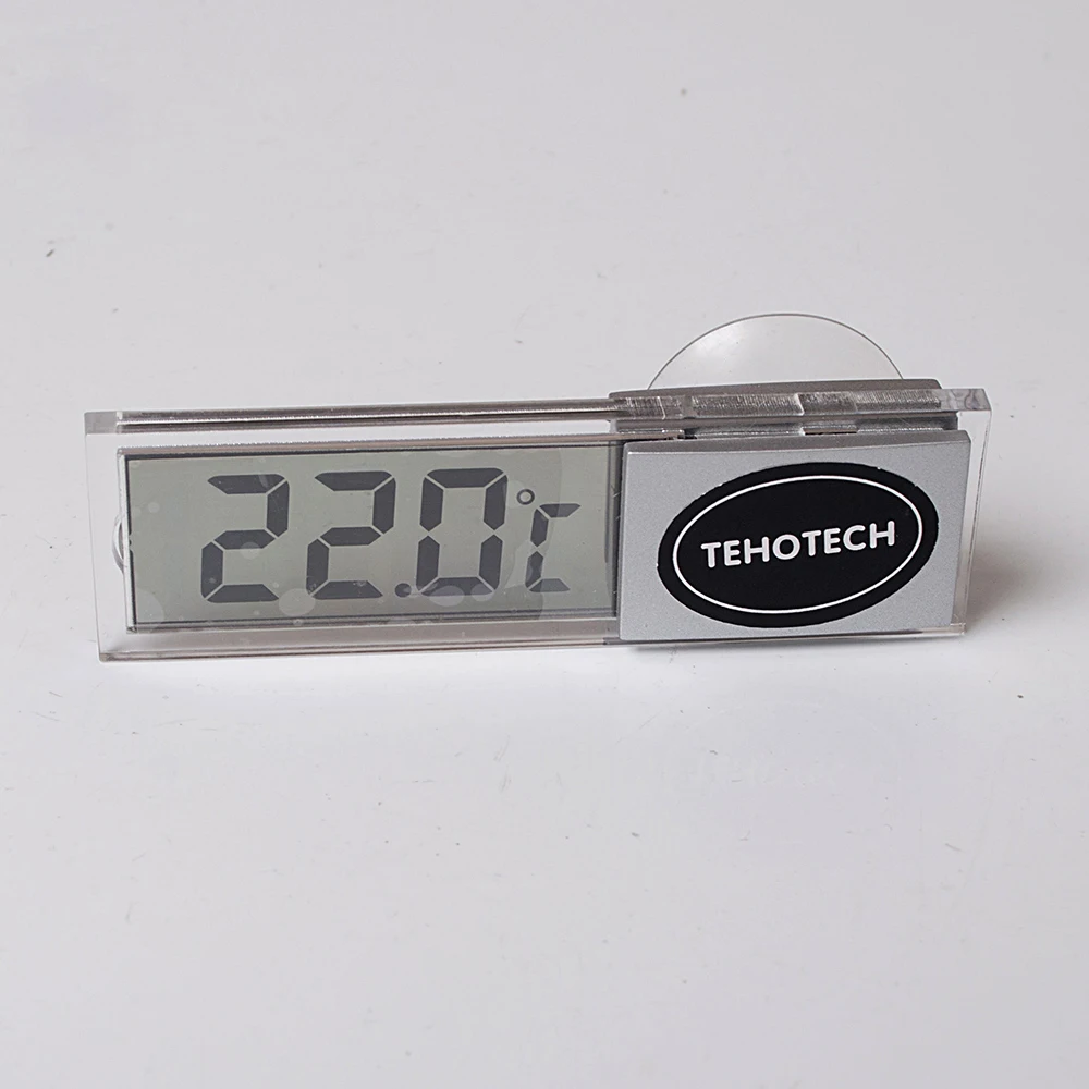 Цифровой автомобильный термометр TEHOTECH, измеритель температуры, ЖК-дисплей, тип окна
