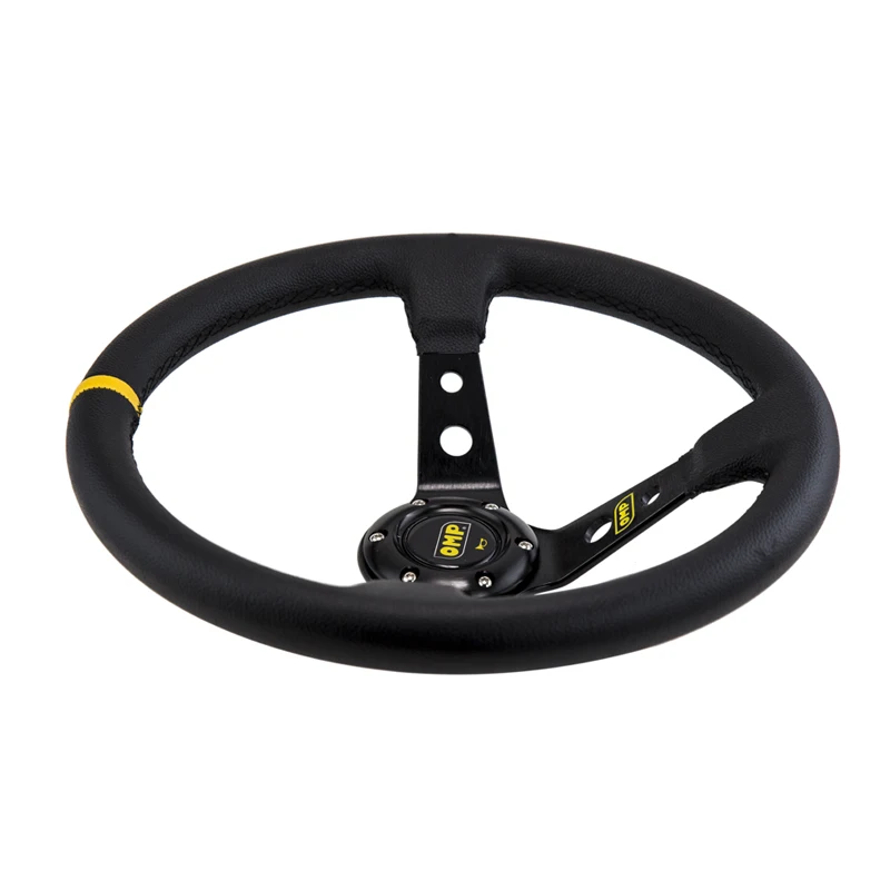 14 pulgadas 350 MM OMP volante de cuero PVC volante OMP volantes de maíz profundo plato al por mayor PQY-SW22 14 pulgadas 350 MM OMP volante de cuero PVC volante OMP volantes de maíz profundo plato al por mayor PQY-SW22