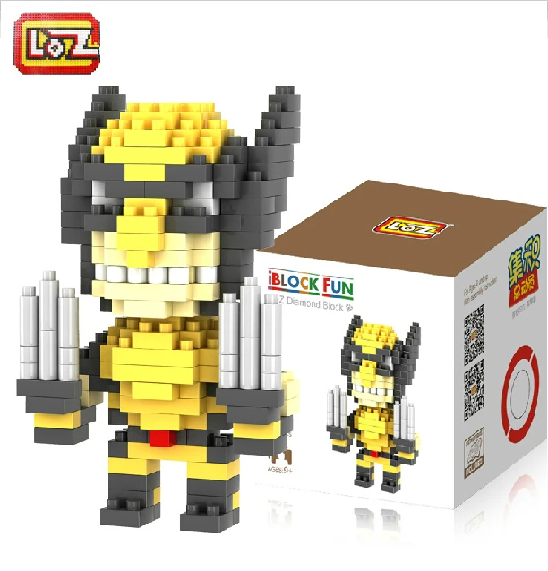 Wholesale Hot Cartoon XMEN LOZ Diamond Blocks Buil...