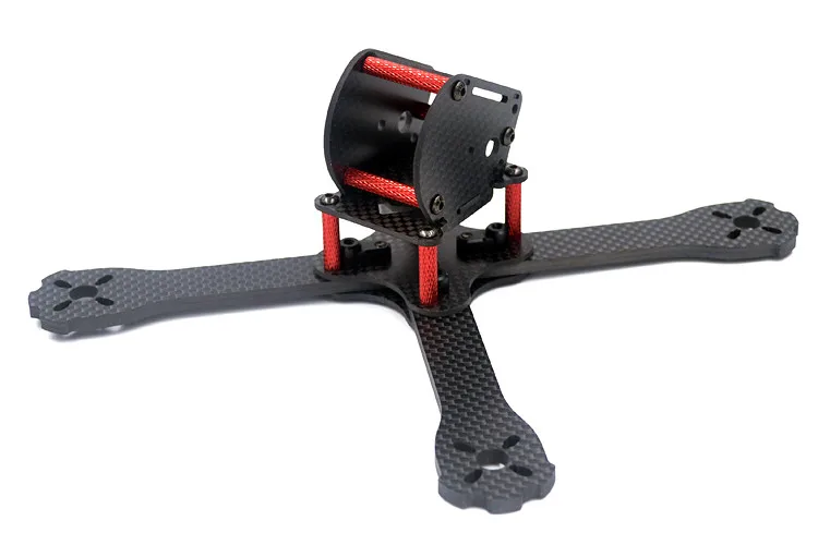 DIY FPV mini racing drone QAV X4 GS 4 &quot170 мм Квадрокоптер 3K рамка из чистого углеволокна 3/4