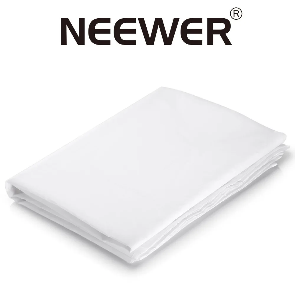 Neewer 2 Yardx60 Inch/1.8Mx1.5M Nylon Silk White Seamless Diffusion Fabric for Photography Softbox Light Tent/Lighting Modifier