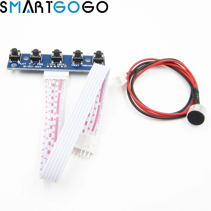 

MP3 module DIY keypad expansion decodificador board & microphone for bluetooth reciever diy amplifier kit board