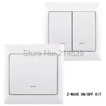 Беспроводной Z-wave(TZ66S+ TZ66D) настенный выключатель комплект освещения Управление 3-сторонний выход Переключатель ВКЛ/ВЫКЛ