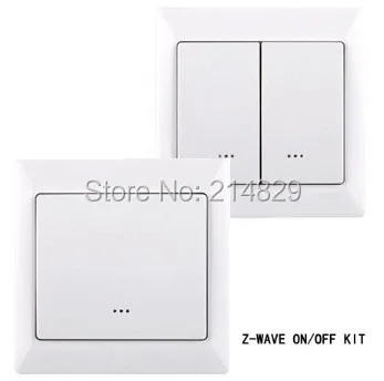 

Wireless Z-wave (TZ66S+TZ66D) wall switch kit Lighting Control 3-way on/off Switch