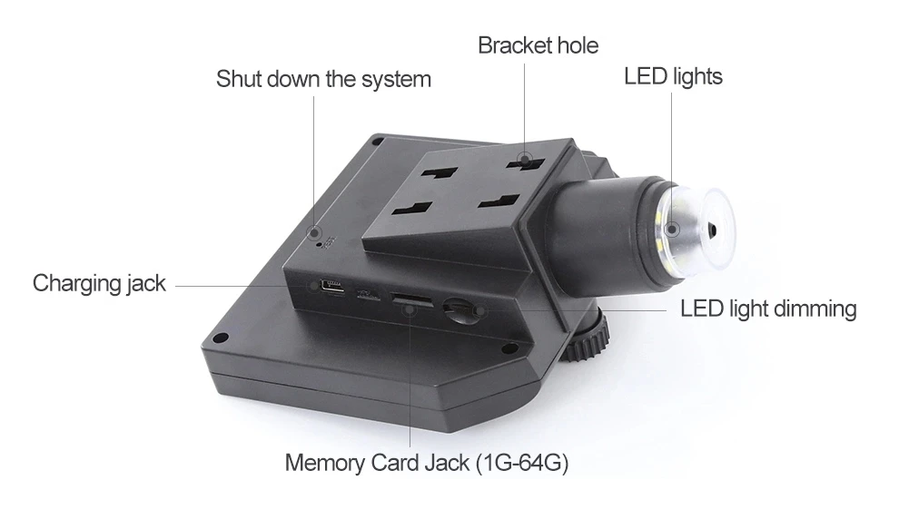 600X HD 3.6MP 8 светодиодов 4,3 "портативный ЖК дисплей цифровой электронный микроскоп HD видео микроскопы эндоскопическая увеличительная камера