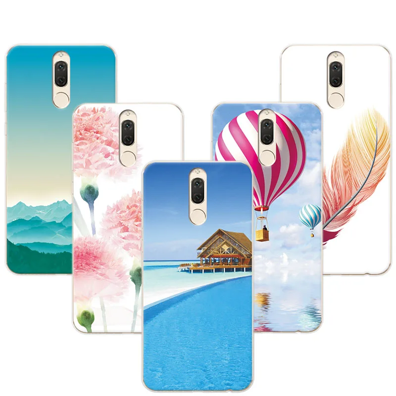 

Exotic Natural Landscape Soft TPU Phone Case For Huawei Nova 2i Back Cover Silicone For Huawei Mate 10 Lite Case Honor 9i Capa