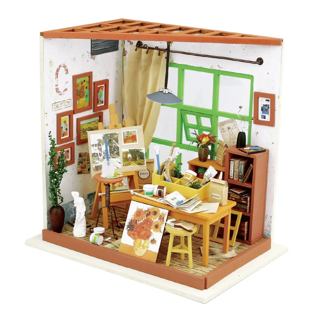 Aliexpress.com : Buy Robotime DIY Ada's Studio Children ...