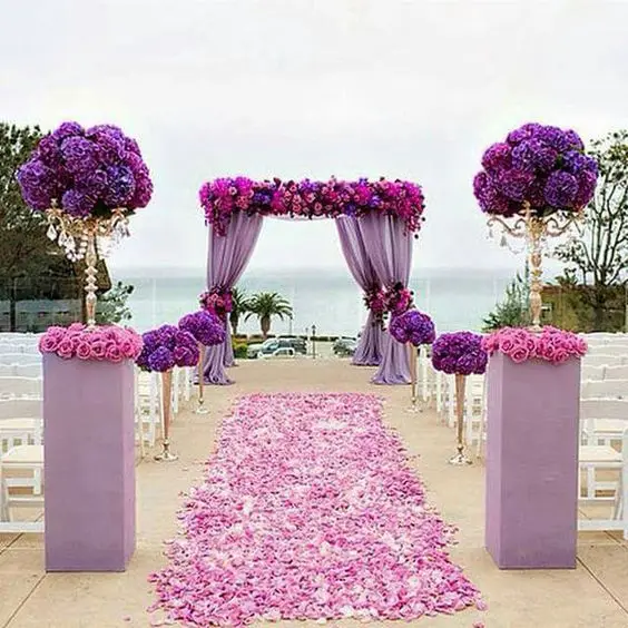 

SPR purple table centerpiece wedding arch flower wall backdrop decoration table flower balls wedding decorative flore