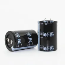 450v390uf 390 мкФ 450v 450V 390 мкФ электролитический конденсатор с алюминиевой крышкой, радиальные шины 35x50 мм