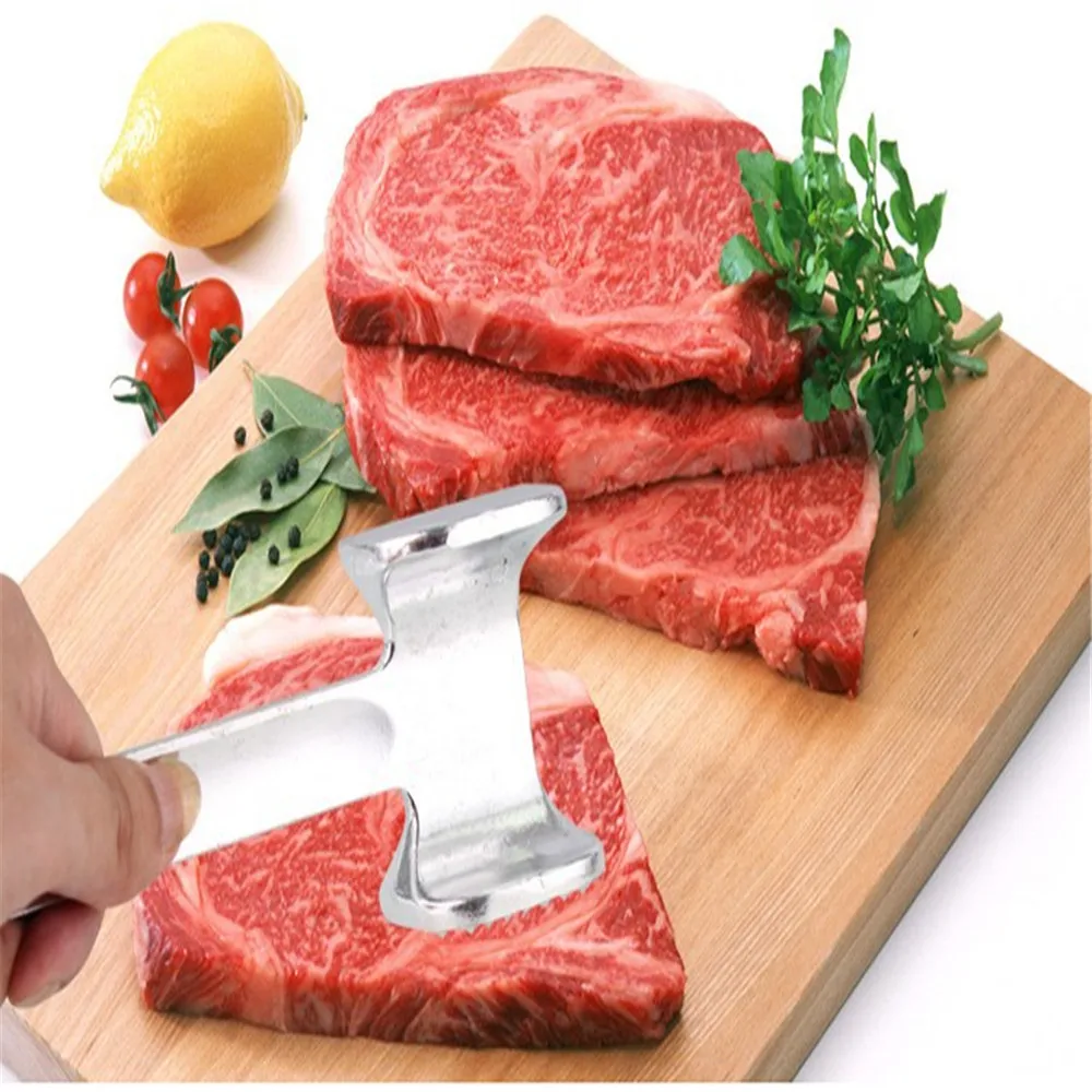 Two Side Meat Hammer Aluminum Beef Veal Pork Chicken Steak Tenderize