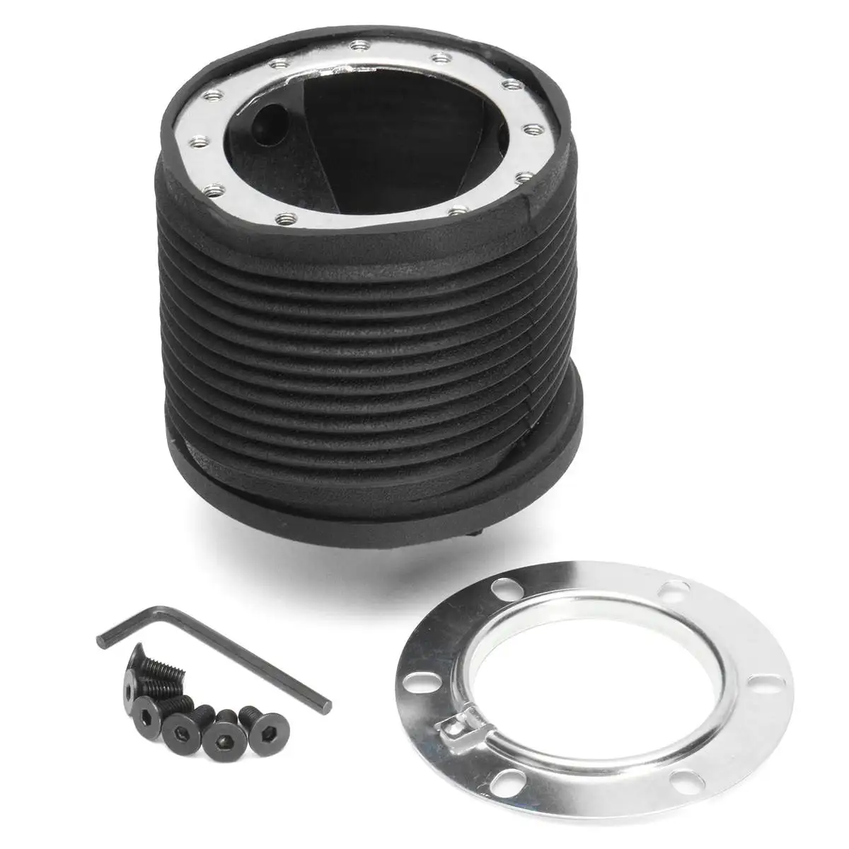 

Black Steering Wheel Hub Boss Kit Adapter Quick Release Connector For Peugeot 206 GTI CC HDI XSI