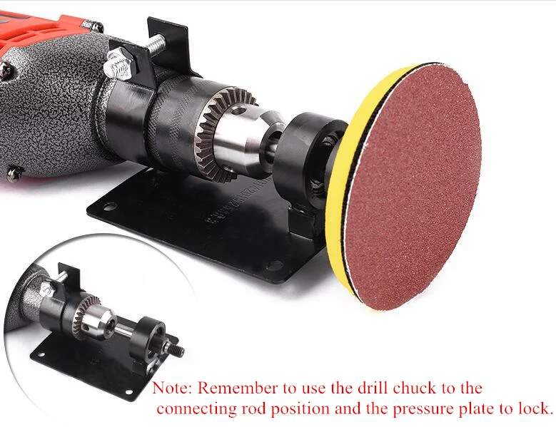 Новая подставка для дрели, подставка для полировки, шлифовальный кронштейн, сиденье 13 мм, электрическая дрель, держатель для резки, база, конвертер, аксессуары для электроинструмента