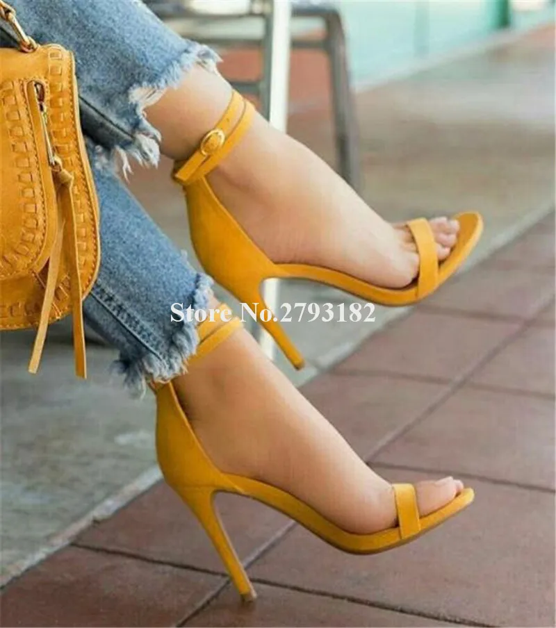 Ladies Classical Style One Strap Suede 