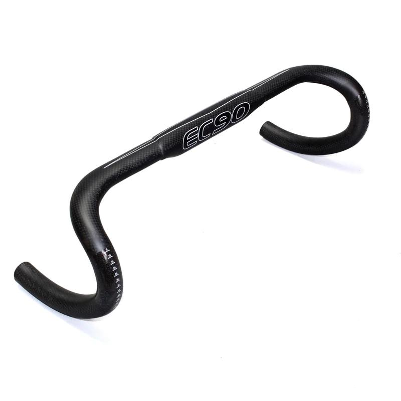 Balugoe Manillar de bicicleta de carretera de fibra de carbono, T700