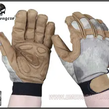 Уличные охотничьи перчатки Emerson Тактические полный палец легкая камуфляжная перчатка A-Tacs EM8719