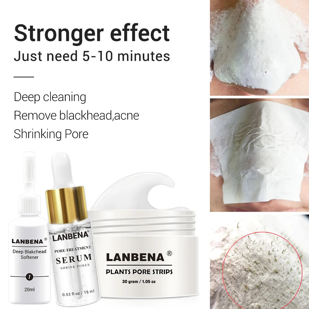Aliexpress.com : Buy LANBENA Blackhead Remover Nose Mask 3 Step Kit ...
