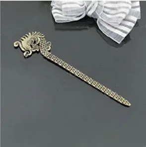 

Fashion jewelry accessories 133 * 35MM alloy with Dragon Design bookmarks 5pcs/pack free shipping