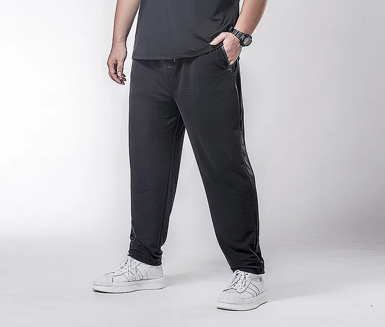Плюс размер 3XL 4XL 5XL 6XL 7XL может 150 кг мужские летние однотонные брюки и мужские брюки 5-3