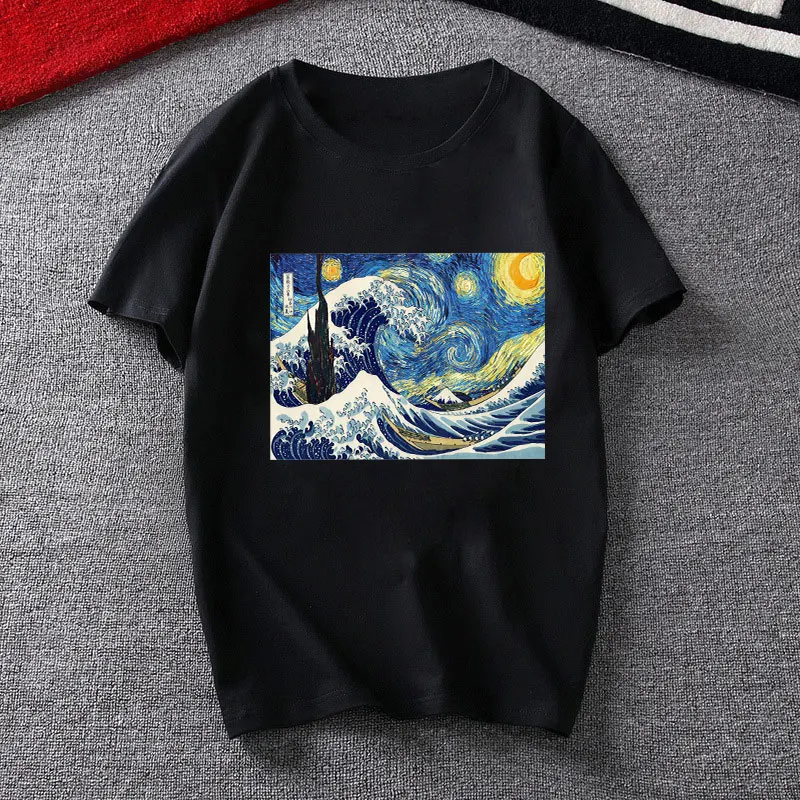 الصيف امرأة تي شيرت فان جوخ الفن خمر الجرافيك طباعة المحملة قميص فام المتناثرة الأزياء الجمالية فان جوخ فوج T قميص نعرفكم الصيف امرأة تي شيرت فان جوخ الفن خمر الجرافيك طباعة المحملة قميص فام المتناثرة الأزياء الجمالية فان جوخ فوج T قميص نعرفكم