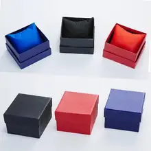200 шт./лот Смотреть Box наручные часы держатель Дисплей коробка для хранения Организатор Дело подарок 8,8x8,5x5,5 см ювелирные изделия дисплей и упаковка Коробки