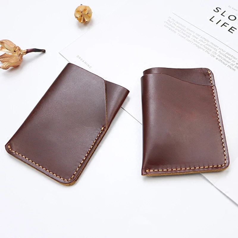 Новинка 2017 держатель для карт из натуральной кожи ручной работы оригинальные