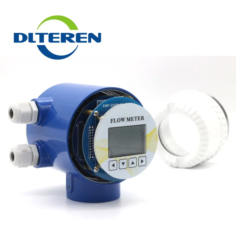 

Dalian Teren High Accuracy Magnetic Flow Meter Transmitter 4-20 mA RS485 Electromagnetic Flowmeter DC24V 160mA