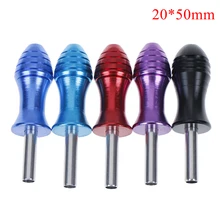 1 шт. алюминиевый сплав Татуировка Машина Ручки трубки наконечник Назад Стволовые принадлежности боди-арт инструмент цвет случайный