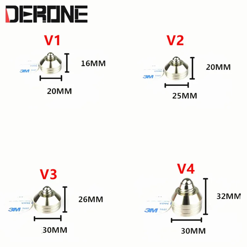 4 шт из нержавеющей стали амортизатор ножка/Накладка для динамика усилитель CD плеер ЦАП предусилитель
