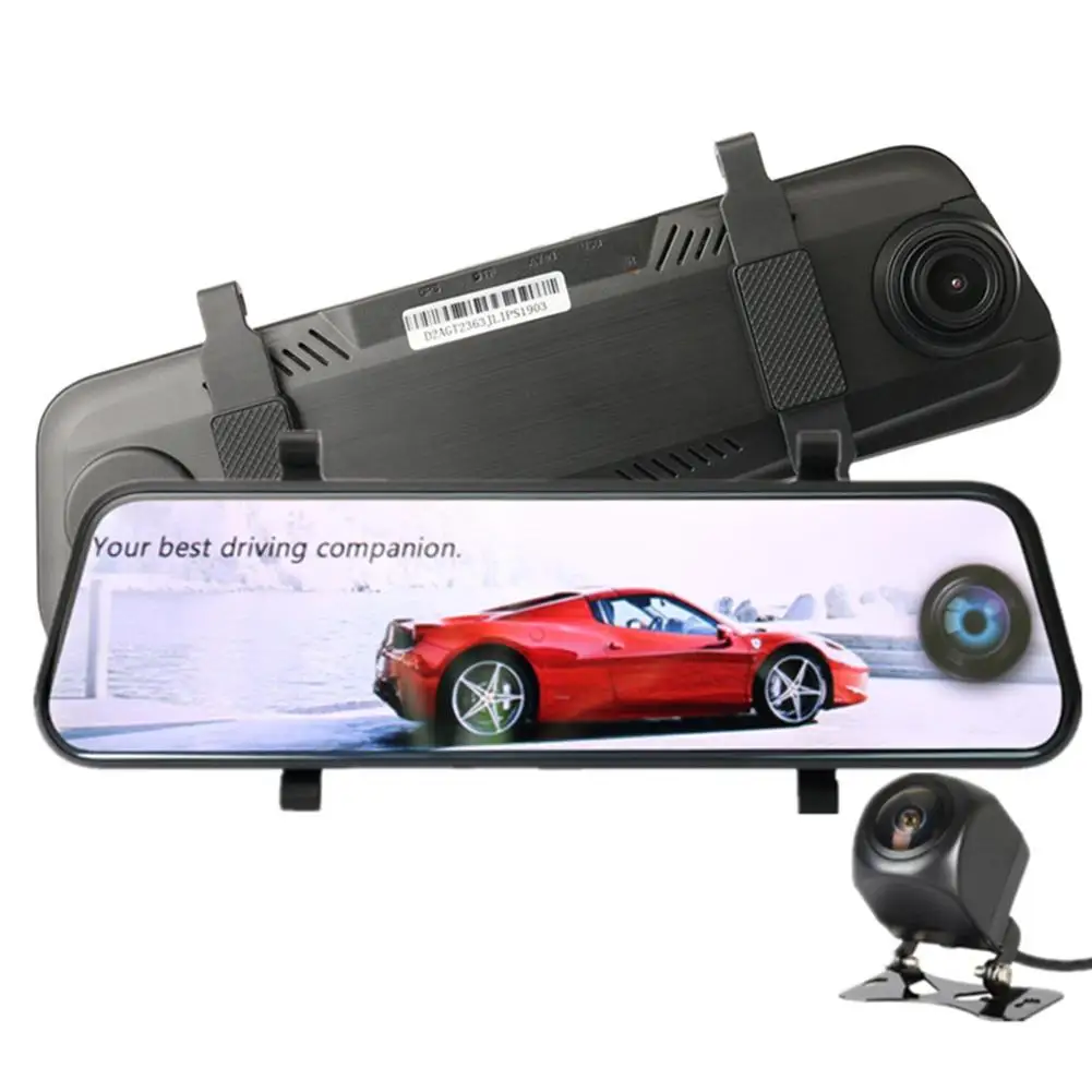 

10 Inch Car Rearview Mirror DVR Camera Digital Video Recorder Dual Lens Full HD 1080P Dash Cam Auto Driving Data Recorder