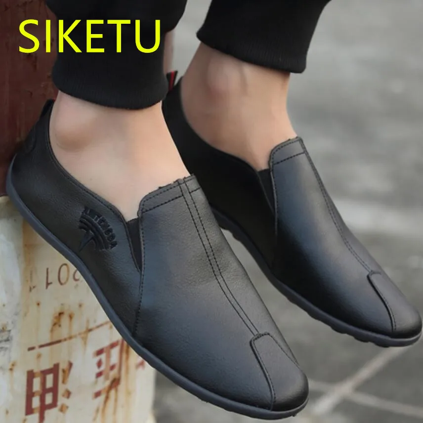 

2019 Free shipping Spring and autumn fashion sandals men shoes casual shoes Wild Flats teen p374