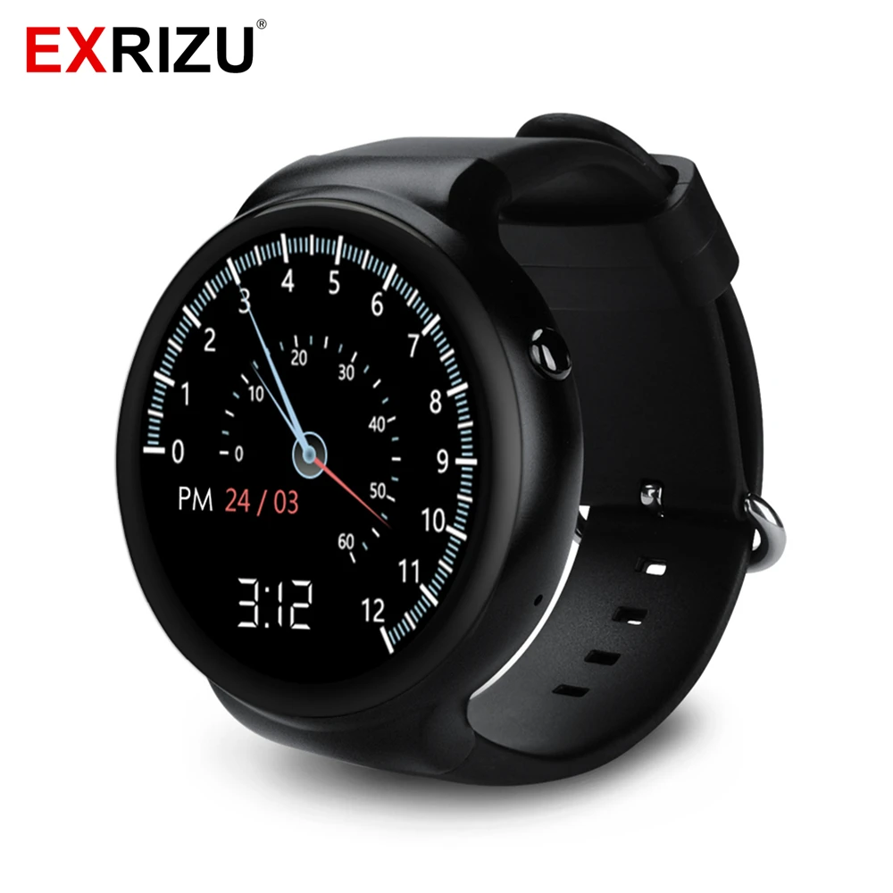 

EXRIZU I4 Smart Watch Phone Android 5.1 1G RAM & 16G ROM Wristwatch MTK6580 1.39" AMOLED 3G Bluetooth Wifi Smartwatch GPS SIM