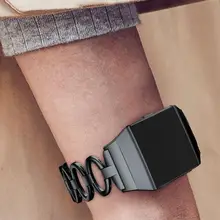 Роскошный Нержавеющая сталь аксессуар ремешок для Fitbit ионной NO6 Перевозка груза падения