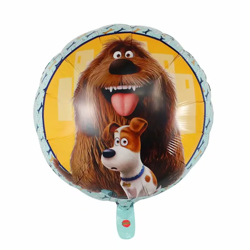 

10pcs 18inch The Secret Life of Pets Foil Balloons Kids Birthday Party Decors Helium Pet Dog Balloon Toy Party Supplies Globos