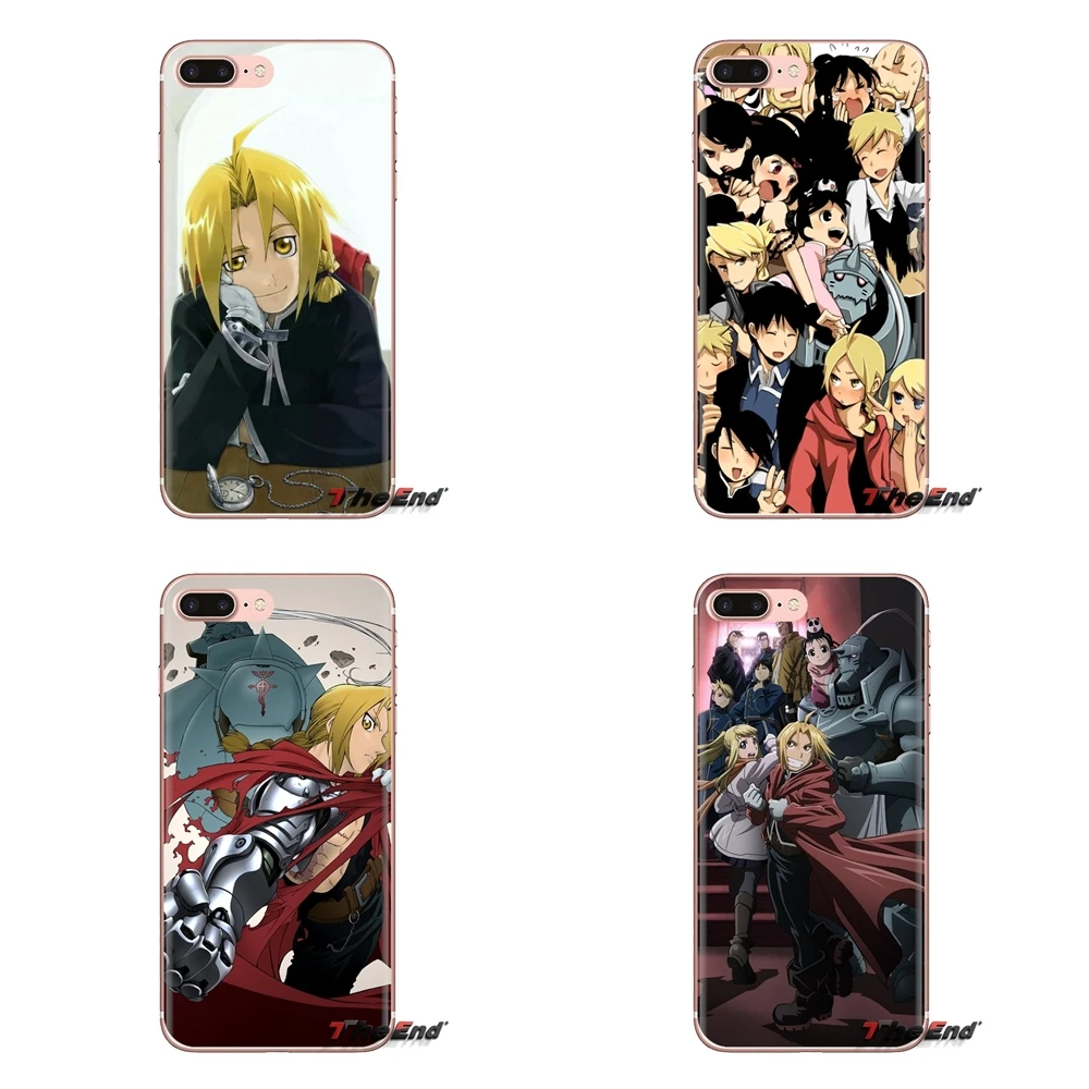 Fullmetal Alchemist anime For Sony Xperia Z Z1 Z2 Z3 Z5 compact M2 M4 M5 C4 E3 T3 XA Huawei Mate 7 8 Y3II Soft Transparent Cases |