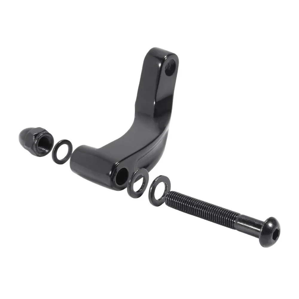 Адаптер с креплением для зеркала подходит Harley Softail Dyna Wide Super Low Rider Fat boy FLSTF Blackline Street