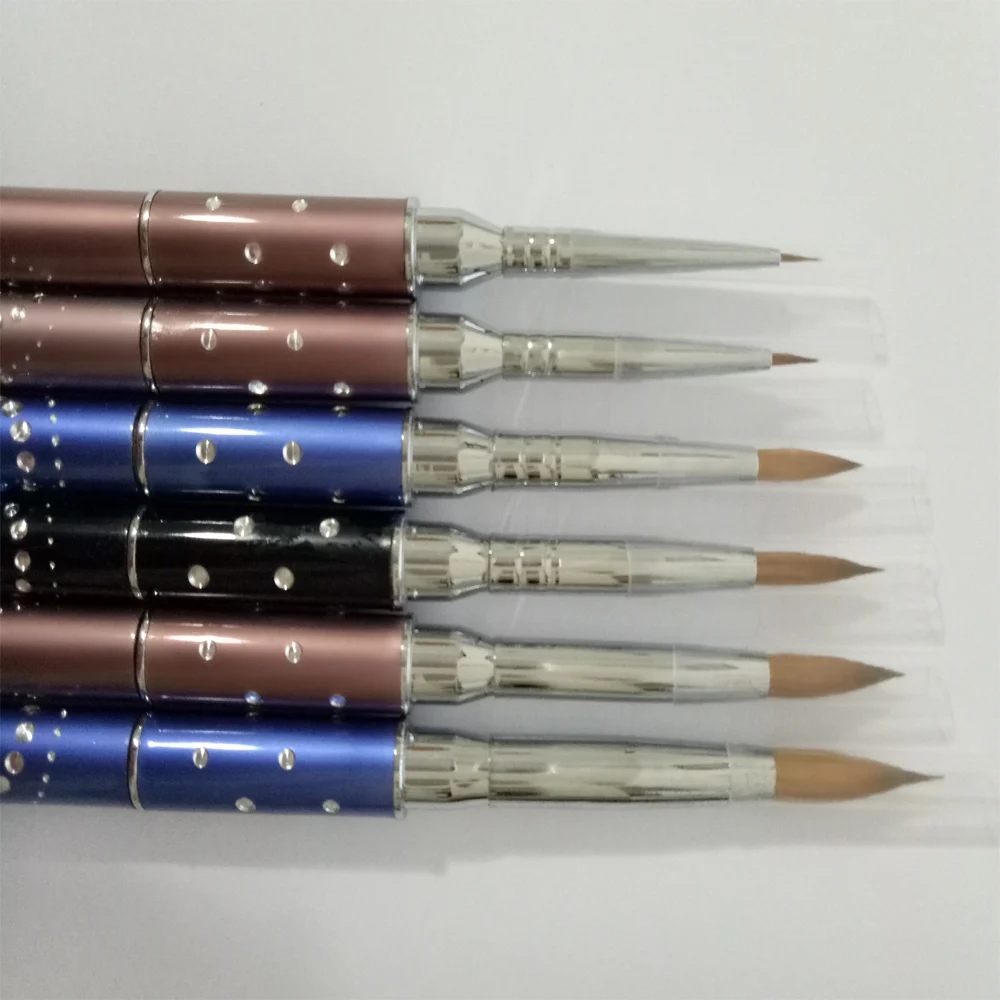 

6pcs Dental Lab Porcelain Ceramic PURE Ermine Brush Pen Set Tool Ceramist Tool Special Brush Pen