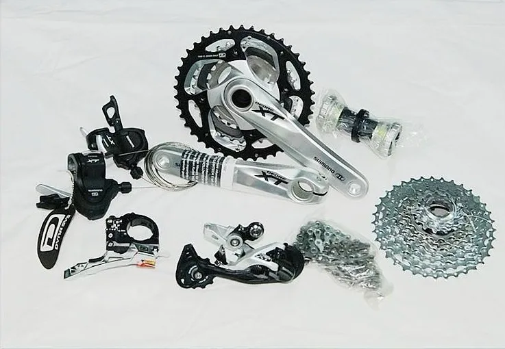 New 2014 FOR SHIMANO Deore M780 XT Group 30 10-speed set Groupset 170mm xt Crankset silver Mountain bike Group - AliExpress