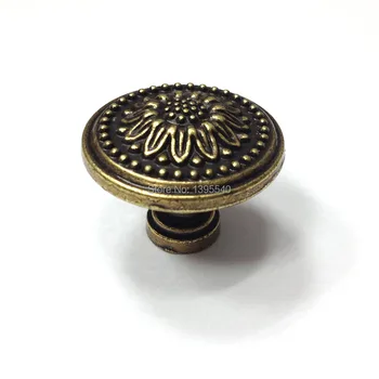 4 مجموعات عتيقة برونزية مقابض سحب درج عتيق حلقة سحب ثقب واحد أدوات الديكور مع مسامير للأثاث خزانة خزانة خزانة خزانة الملابس قطر الخاتم 1 3 4 الارتفاع 2 1 2 بوصة Amazon Ae