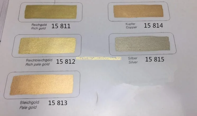 Schmincke Aqua Bronze TRO-COL Gold Silver Paint Medium 20ml