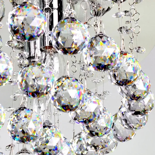 30pcs Clear 20mm Crystal Chandelier Hanging Pendant Ball 30pcs Clear 20mm Crystal Chandelier Hanging Pendant Ball Gl Prism Drop With Free Hooks