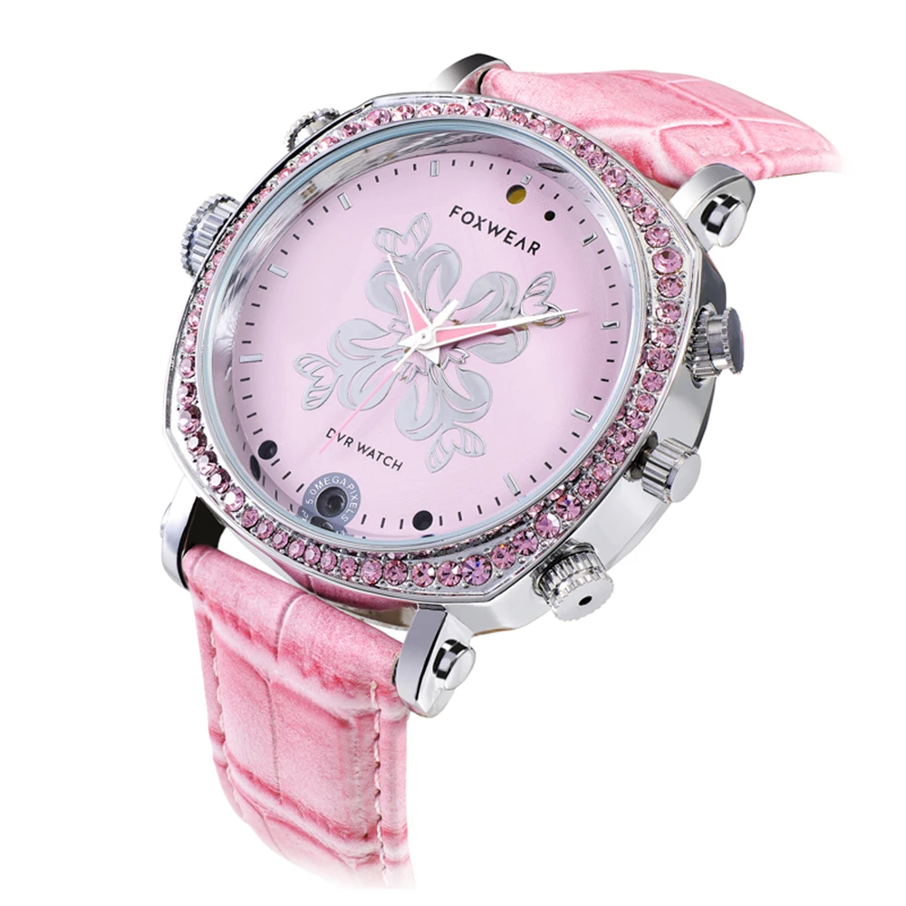 

Fashion Alloy Smart Quartz Wifi Camera Watch APP Remote HD Video Recorder Watch Night Vision Led Flashlight For Android and IOS.