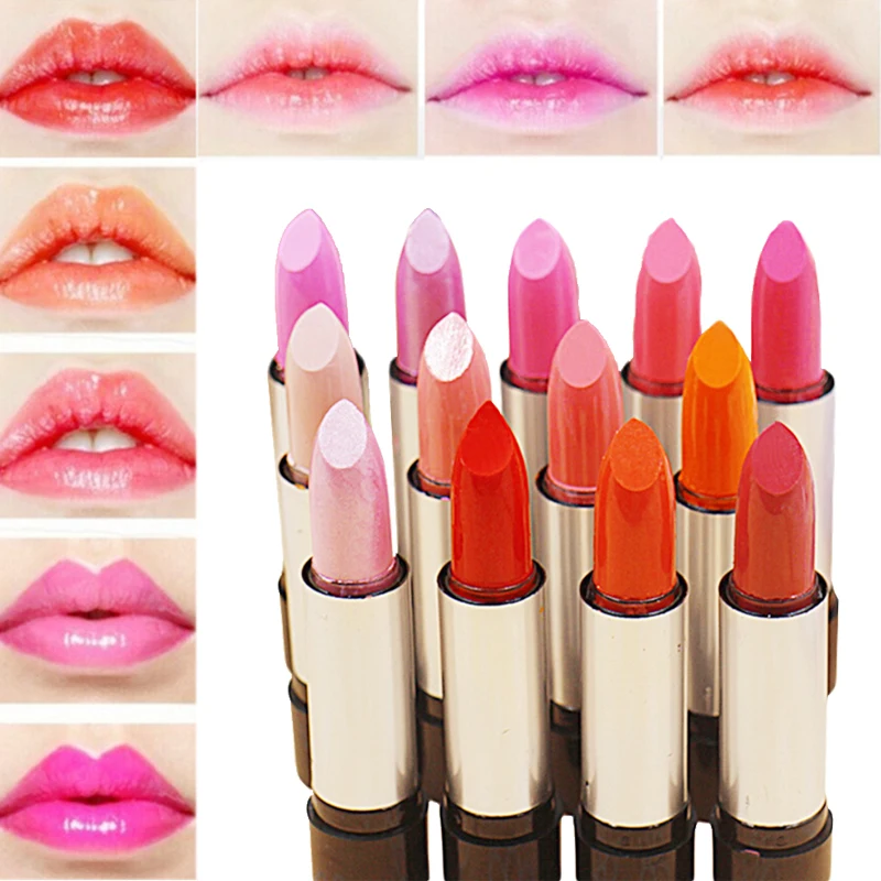 

2018 Fashion Sexy Brand 3D Lipstick For Women 11 Colors Waterproof Long Lasting Romantic Lips Beauty Makeup Lip Stick Cosmetics