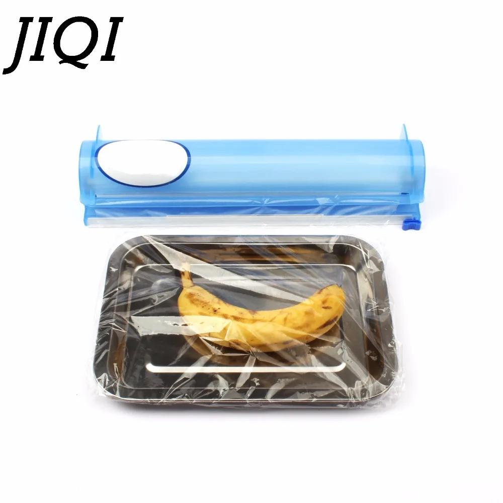 

Cling film cutter sealer cutting box for plastic wrap 100m mini household portable preservative film cutting machine