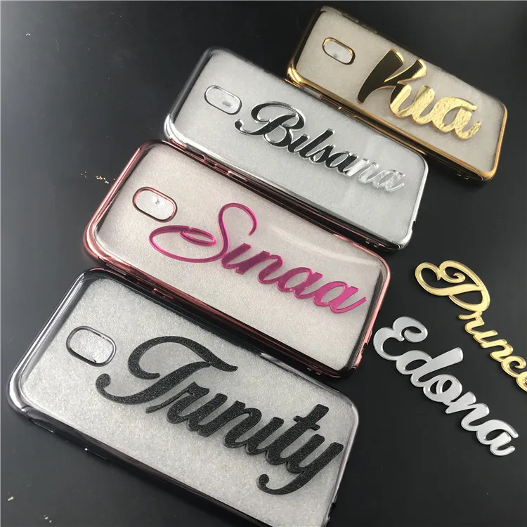 Best подарок на день рождения настроить имя TPU Чехлы для iPhone XS Max XR X 8 7 плюс 6 6s DIY Имя