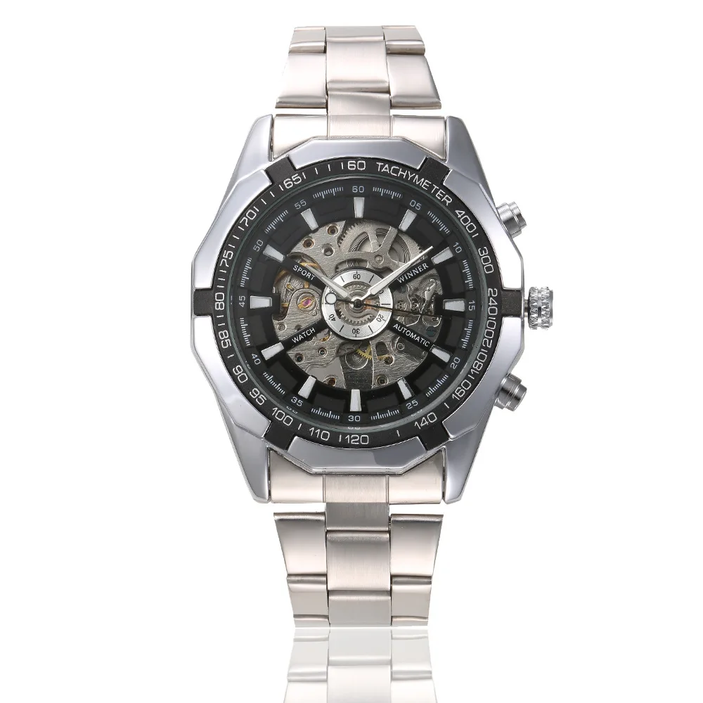 Fashion Top Brand Winner Mens Watches Luxury Skeleton Clock Man Classic Sport Watch Gift Automatic Mechanical Relogio Masculino mechanical watch