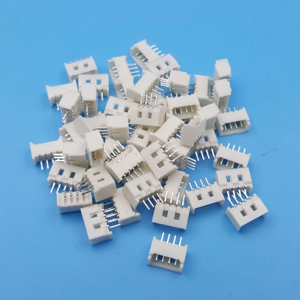 50 комплектов 4 Pin Одна Головка Micro JST шаг 1 25 мм 15 см 28AWG провод к разъему платы|4 pin